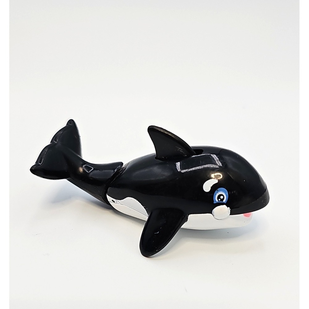 Vintage Littlest Pet Shop Baby Shamu Orca Whale 1995 Kenner SeaWorld LPS Figure